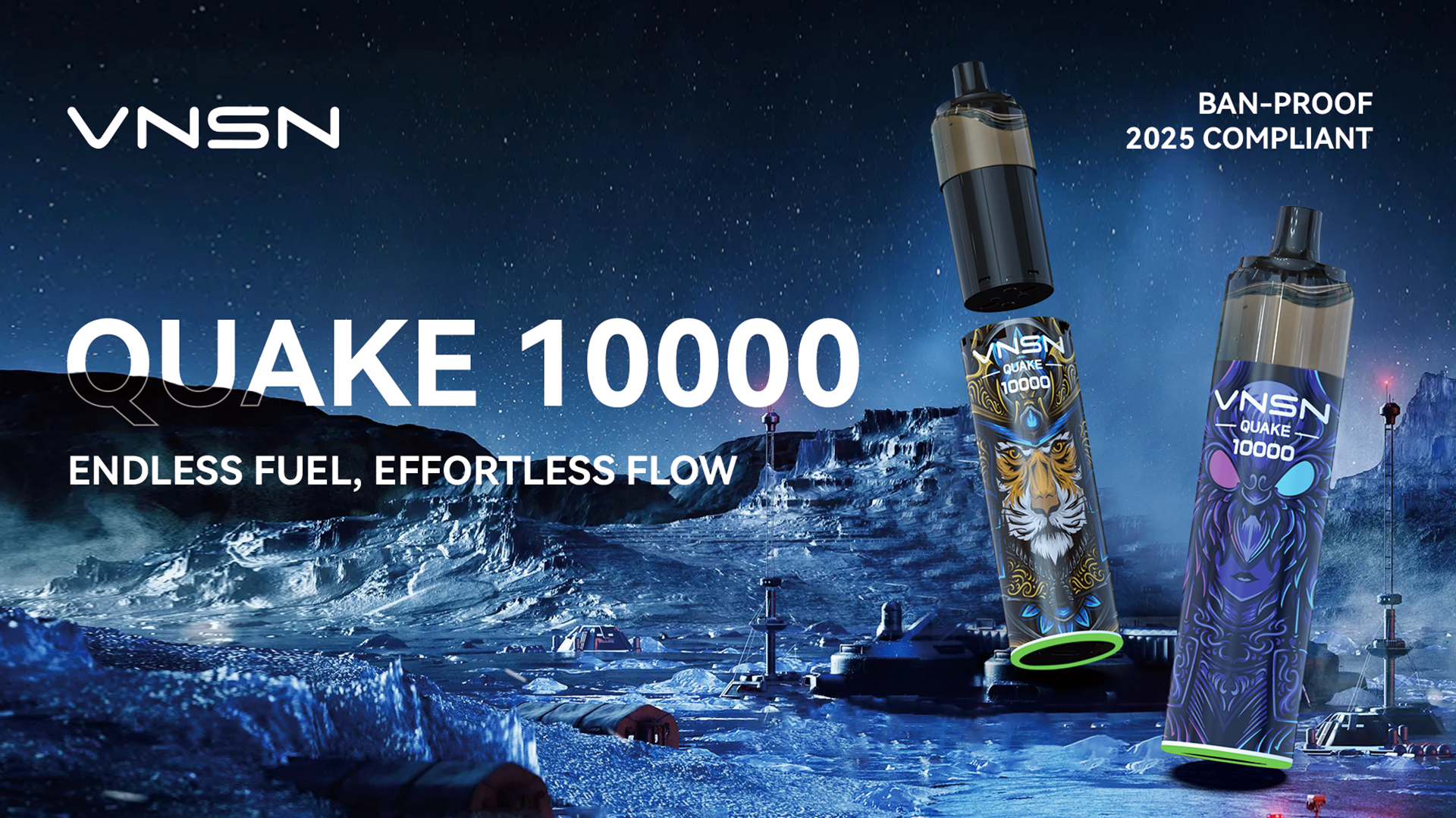 VNSN QUAKE 10000 2+10ML POD - POD SYSTEM - 1