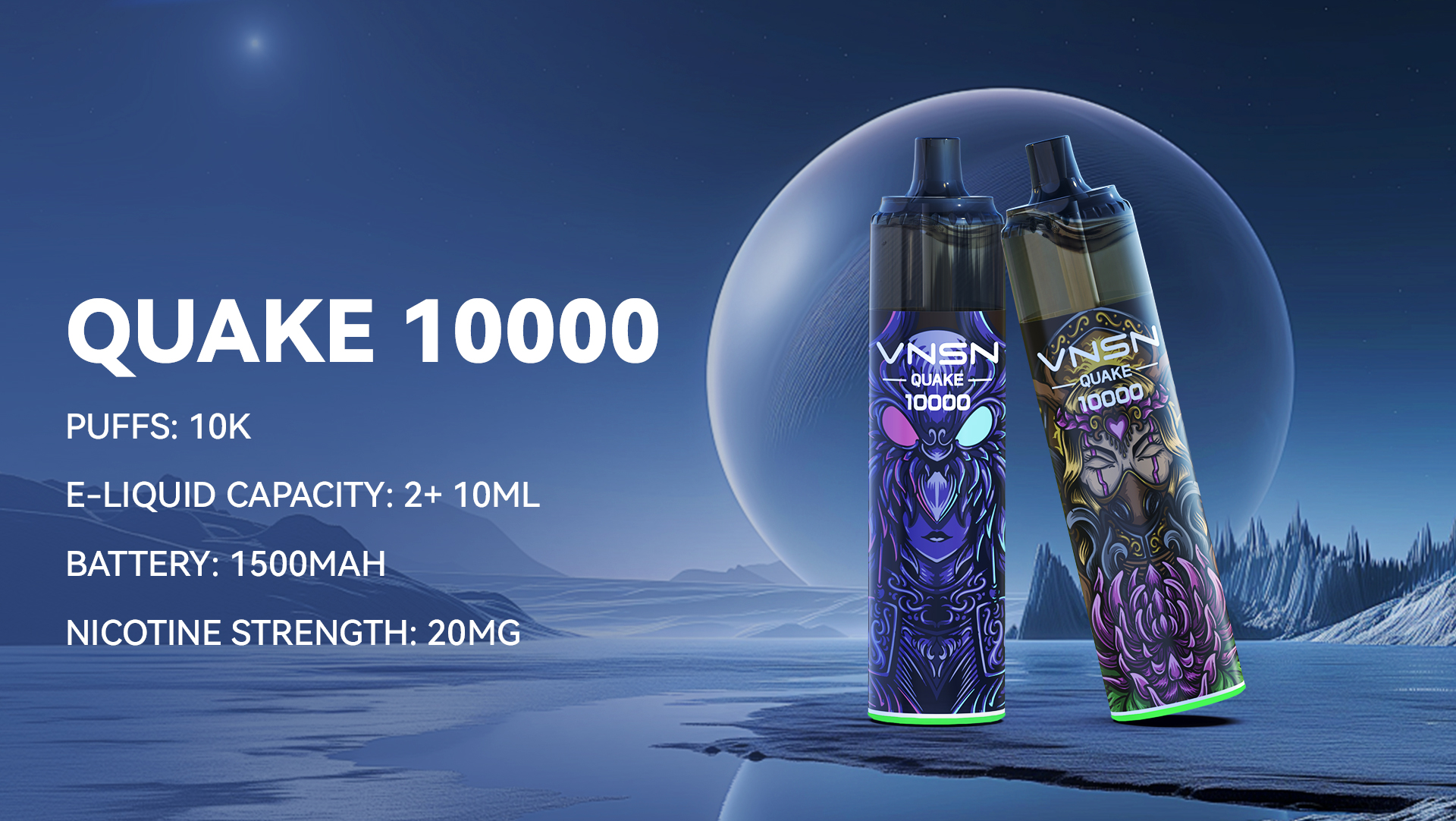 VNSN QUAKE 10000 2+10ML POD - POD SYSTEM - 10